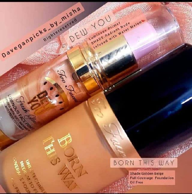 Too Faced Born This Way Foundation review photo by Daveganpicksbymisha