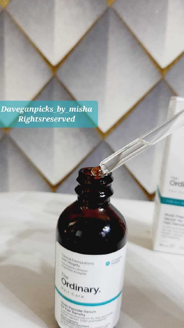 The Ordinary Multi-Peptide Serum for Hair Density review photo by Daveganpicksbymisha