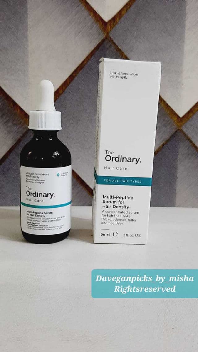 The Ordinary Multi-Peptide Serum for Hair Density review photo by Daveganpicksbymisha