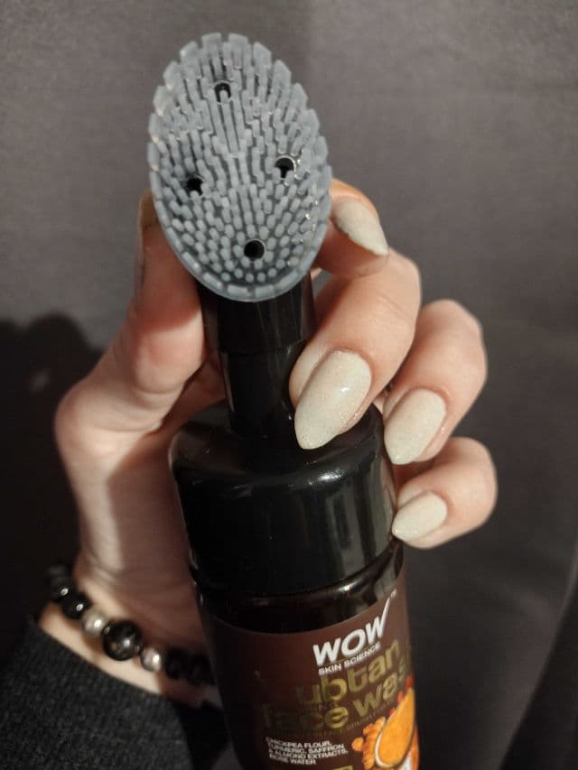 WOW Skin Science Ubtan Foaming Face Wash review photo by MVGNails