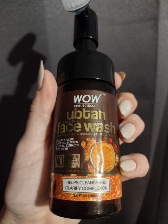 WOW Skin Science Ubtan Foaming Face Wash review photo by MVGNails