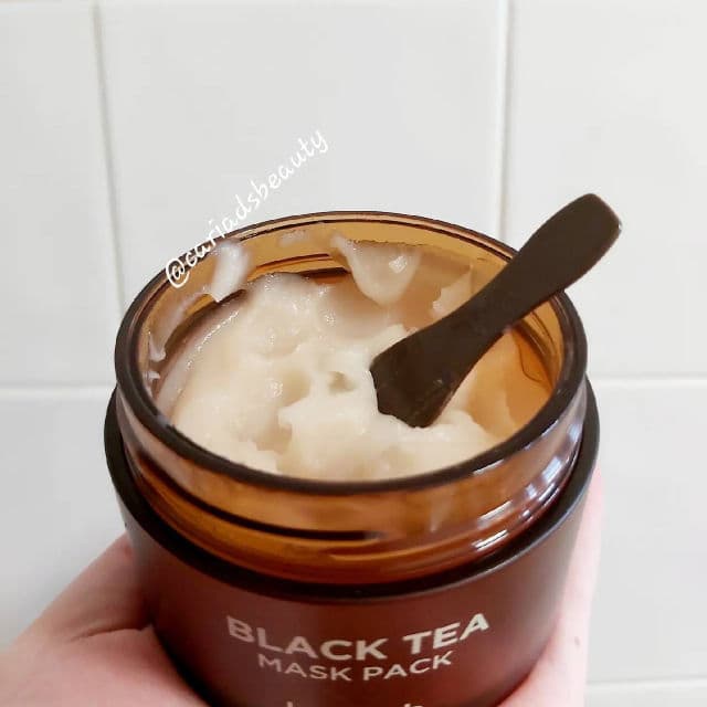 Heimish Black Tea Mask Pack review photo by cariadsbeauty