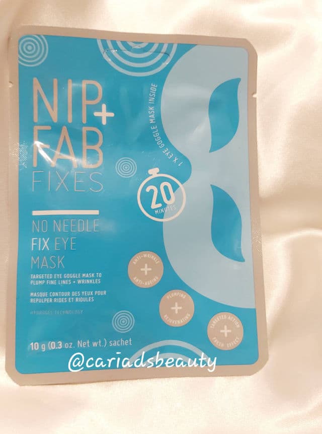 Nip + Fab No Needle Fix Eye Mask review photo by cariadsbeauty