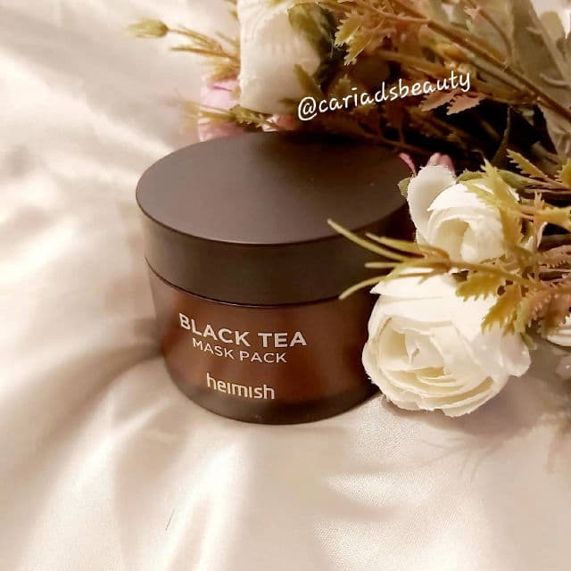 Heimish Black Tea Mask Pack review photo by cariadsbeauty