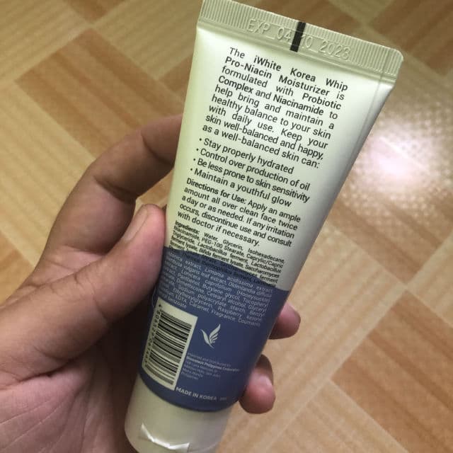 iWhite Korea Whip Pro-Niacin Moisturizer review photo by Yssaaa