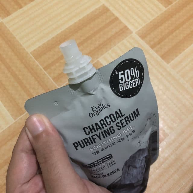Ever Organics Charcoal Purifying Serum Soothing Gel review photo by Yssaaa