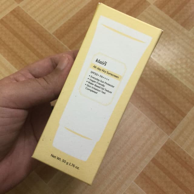 All-day Airy Sunscreen SPF50+ PA++++ product review