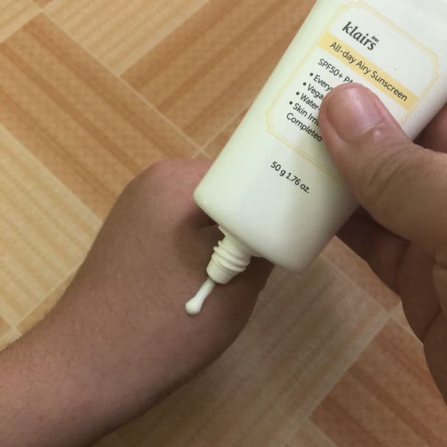 All-day Airy Sunscreen SPF50+ PA++++ product review