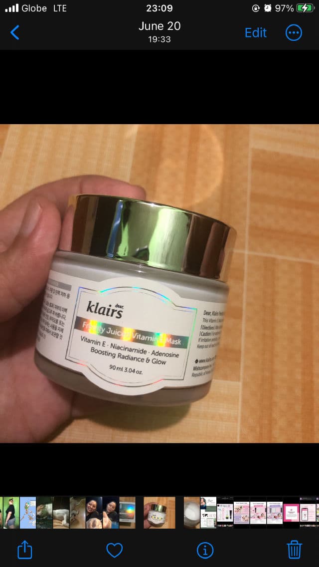 Freshly Juiced Vitamin E Mask product review