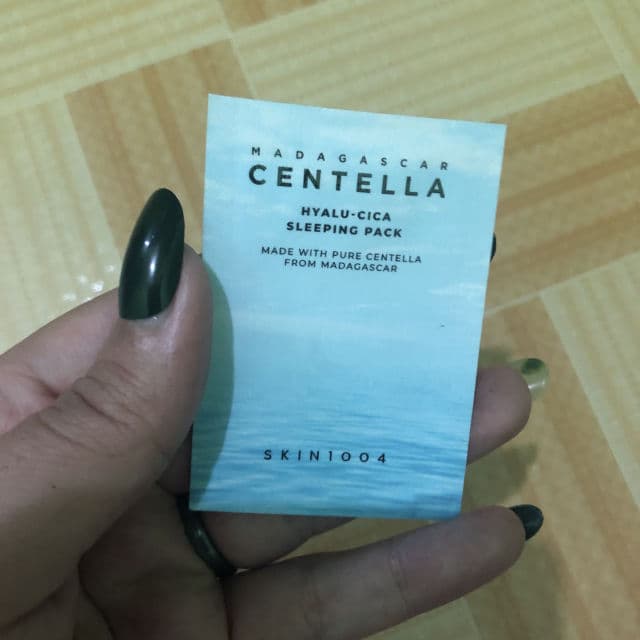 Madagascar Centella Hyalu-Cica Sleeping Pack product review