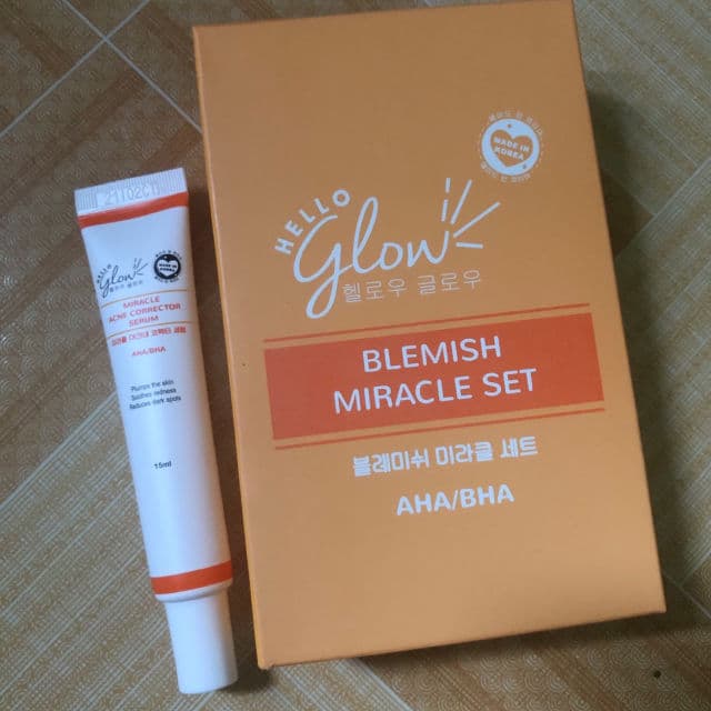 Hello Glow Blemish Miracle Set - Serum review photo by Yssaaa