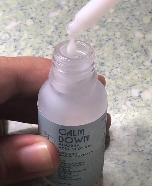 Calm Down AHA/BHA Acne Spot Gel product review