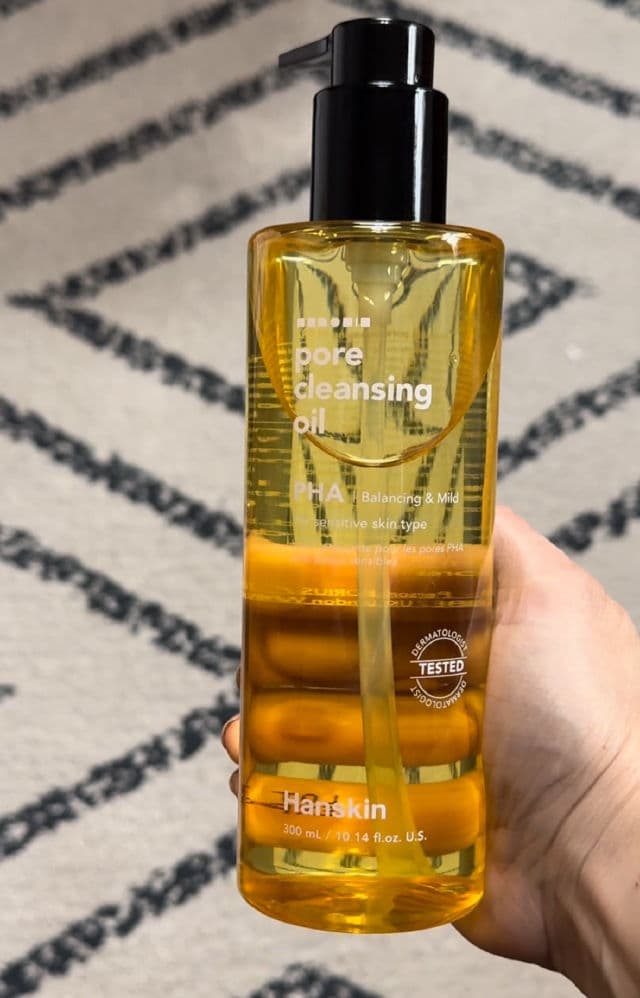 HANSKIN Pore Cleansing Oil PHA review photo by luv2much