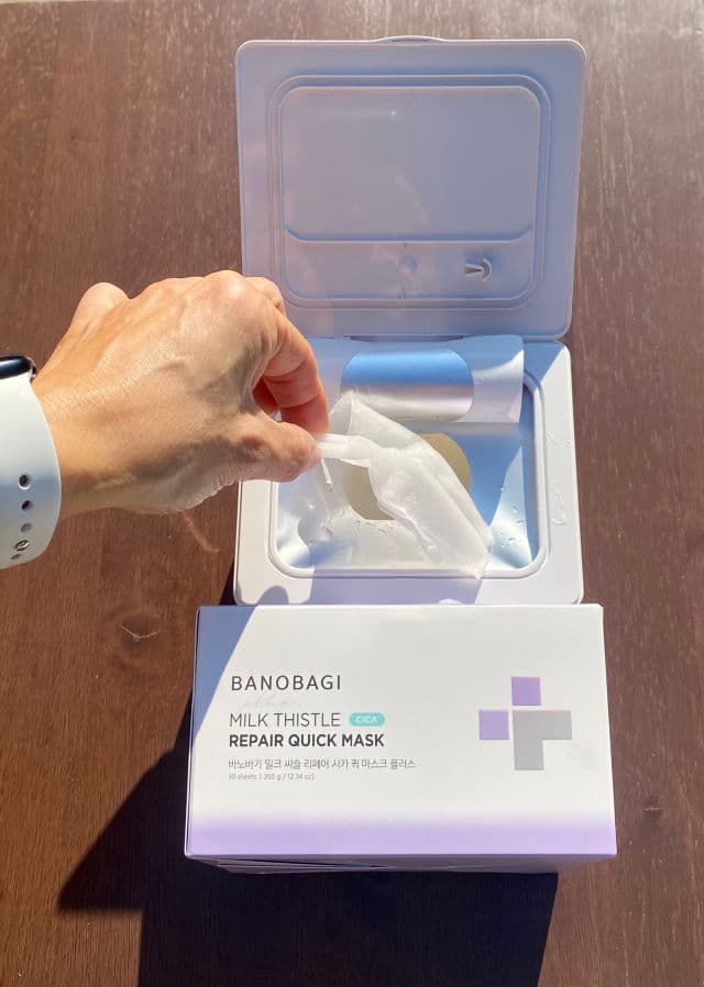 BANOBAGI Milk Thistle Repair Mask review photo by luv2much