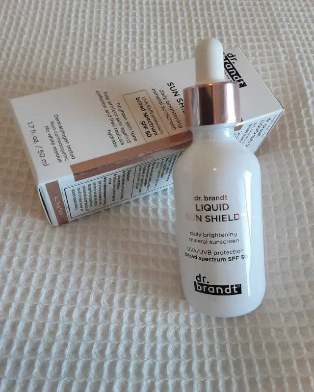 Dr. Brandt Liquid Sun Shield Daily Brightening Mineral Sunscreen SPF 50 review photo by PattiL