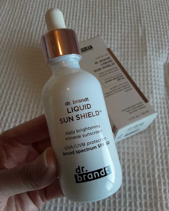 Dr. Brandt Liquid Sun Shield Daily Brightening Mineral Sunscreen SPF 50 review photo by PattiL