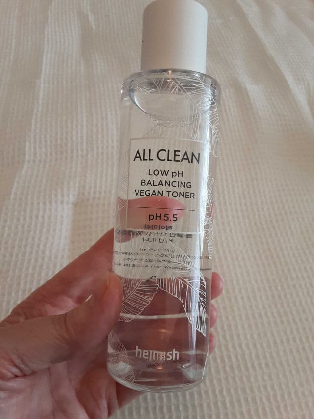 All Clean Low pH Balancing Vegan Toner product review