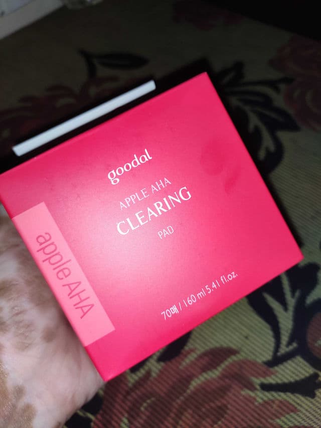 GOODAL Apple AHA Clearing Pad review photo by vyshu