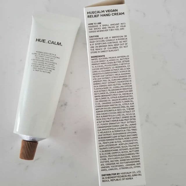 Hue Calm Vegan Relief Hand Cream review photo by Armandokurumilla 
