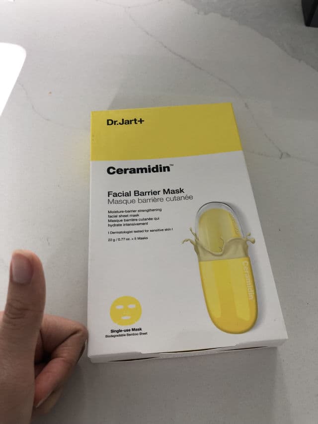 Dr. Jart+ Ceramidin™ Skin Barrier Moisturizing Mask review photo by Kw2844142
