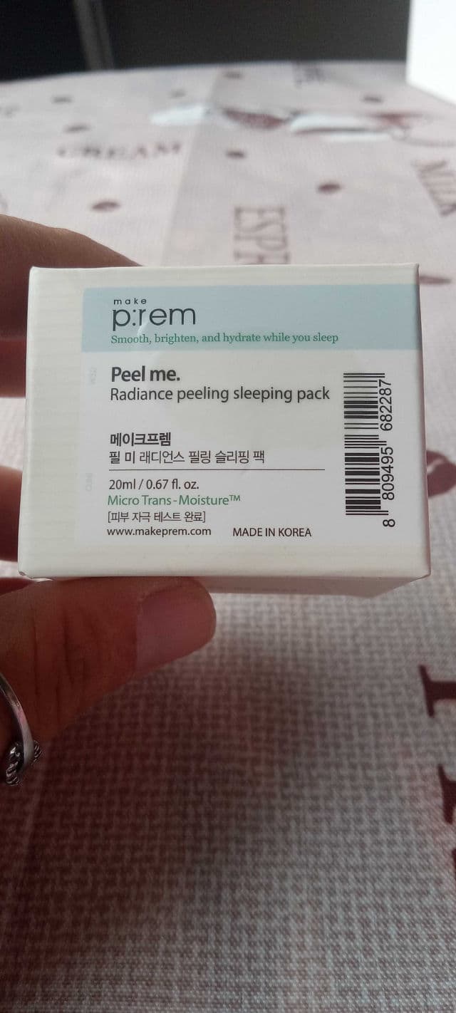 make p:rem Peel Me. Radiance Peeling Sleeping Mask review photo by kristyannd36