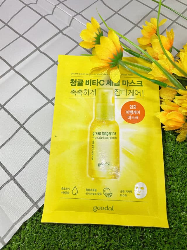 GOODAL Green Tangerine Vita C Dark Spot Serum Mask review photo by muhdfaiz