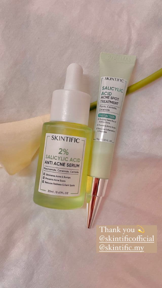 Skintific 2% Salicylic Acid Acne Spot Treatment Gel review photo by muhdfaiz