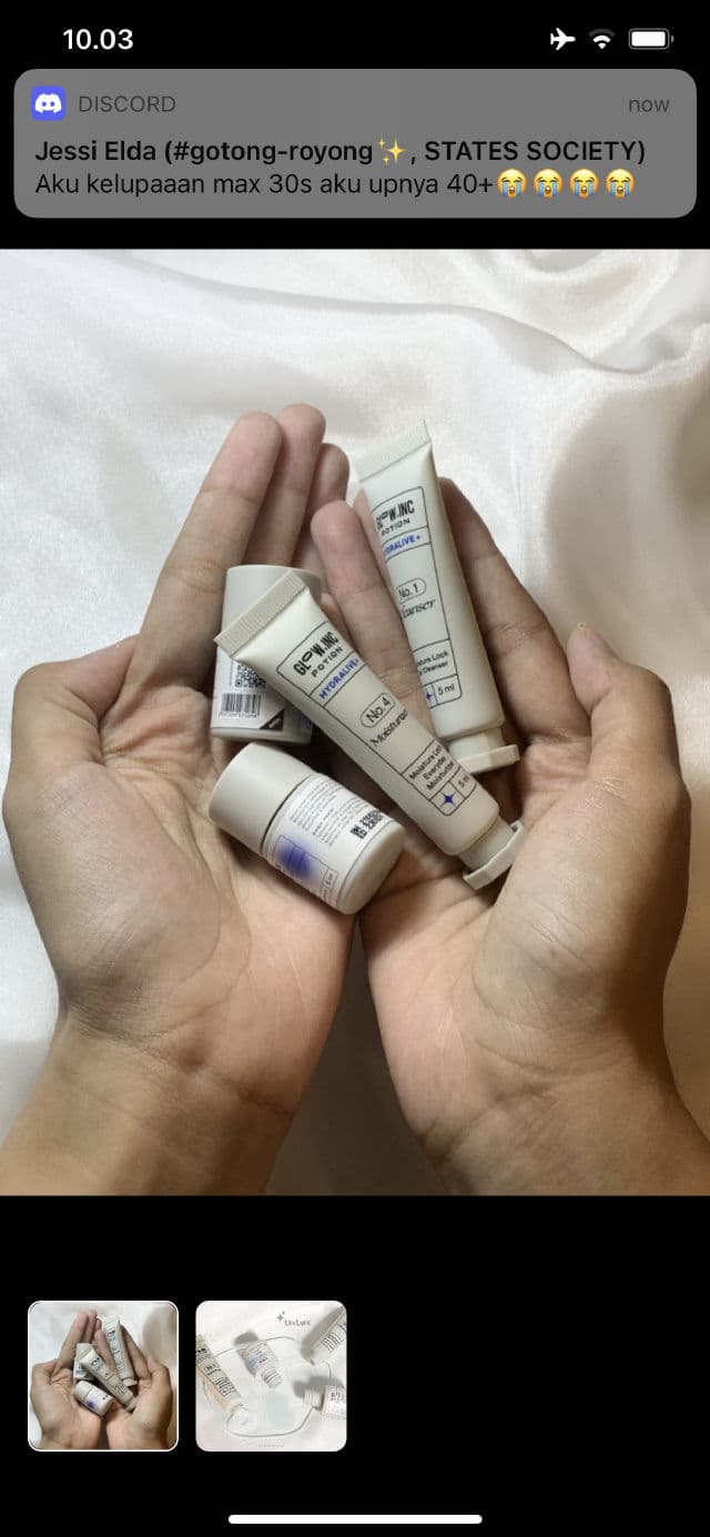Glow Inc Potion HYDRALIVE+ Moisture Lock Skin Drink Essence review photo by denyaspicky