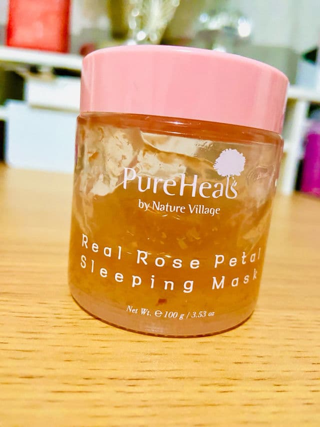 Pureheals Real Rose Petal Sleeping Mask review photo by palefirenectar