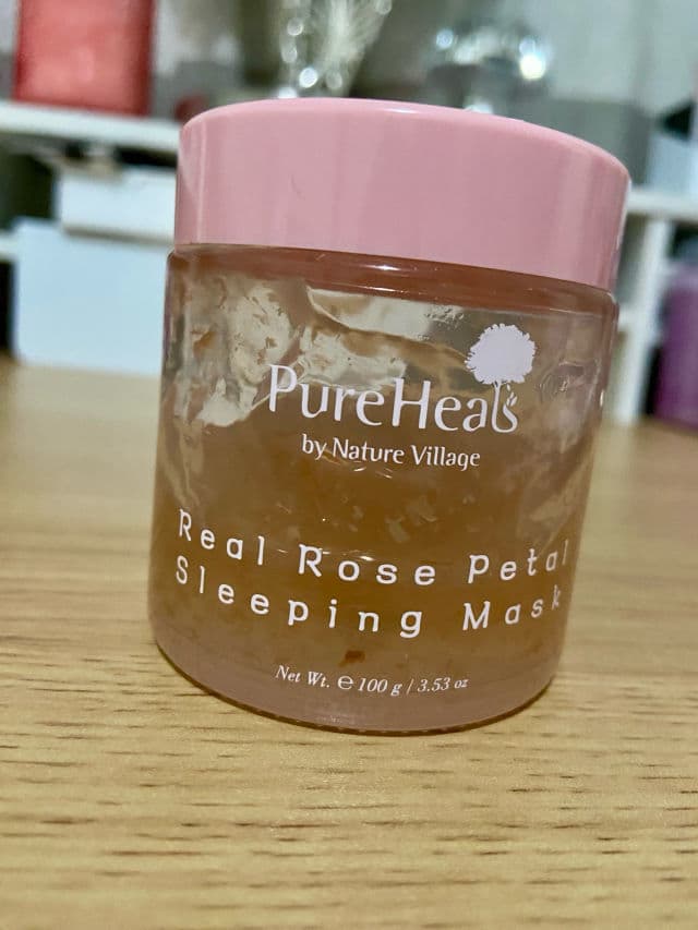 Pureheals Real Rose Petal Sleeping Mask review photo by palefirenectar