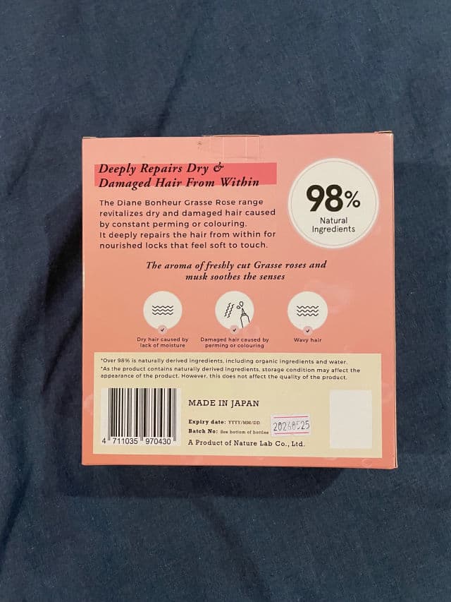 Moist Diane Bonheur Grasse Rose Shampoo review photo by Monicaaaaa