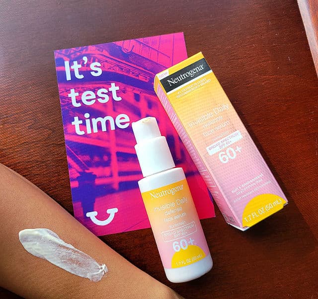 Neutrogena Invisible Daily Defense Hydrating Face Serum SPF 60+ review photo by tjguida