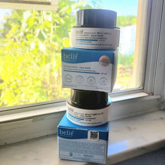 belif The True Cream Aqua Bomb review photo by tjguida