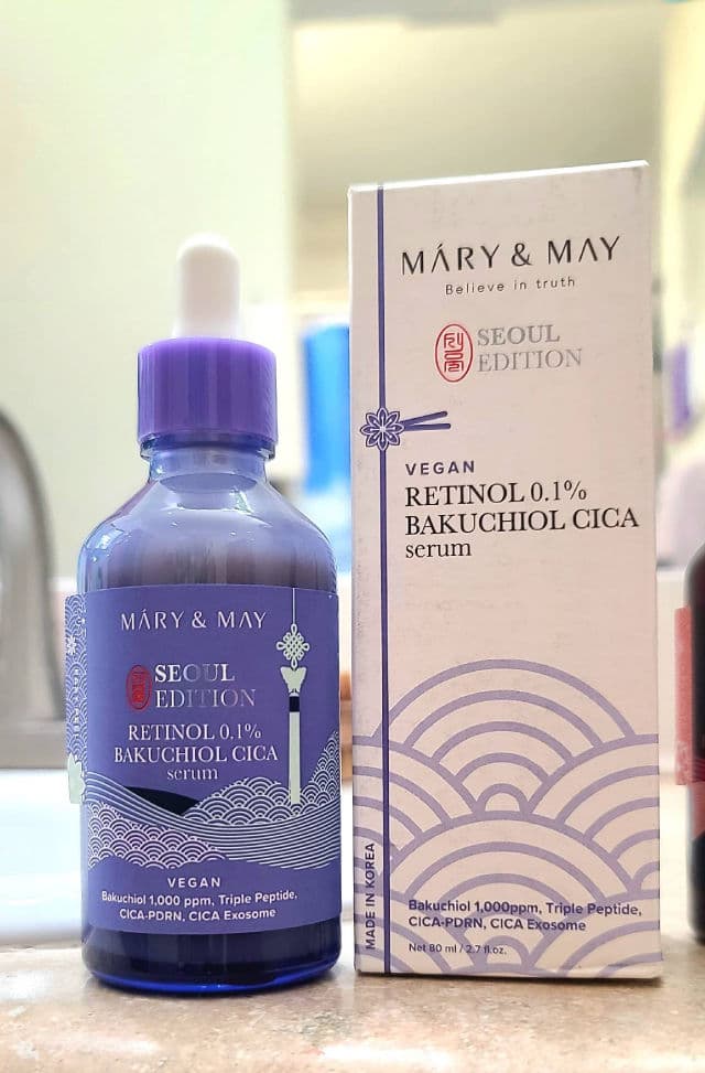 Mary&May Retinol 0.1% Bakuchiol Cica Serum review photo by tjguida