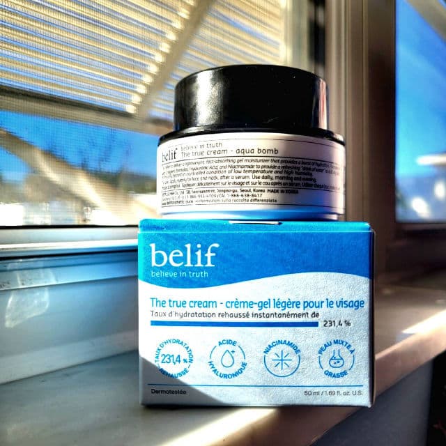 belif The True Cream Aqua Bomb review photo by tjguida