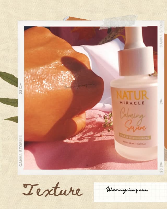 Natur Skin Care Calming Serum (Cica & Witch Hazel) review photo by Rienzfdh