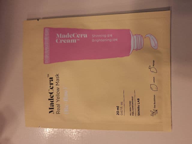 SkinRx Lab MadeCera Real Yellow Mask (Re-fine) review photo by thereviewwitch