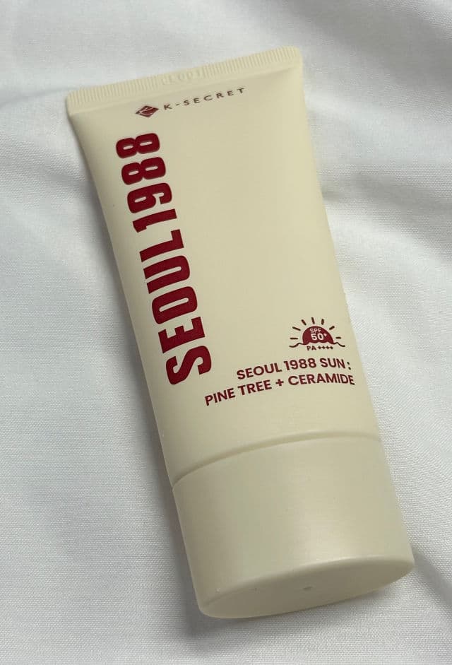 K-Secret Seoul 1988 Sun : Pine Tree + Ceramide SPF50+ PA++++ review photo by lucyyg10