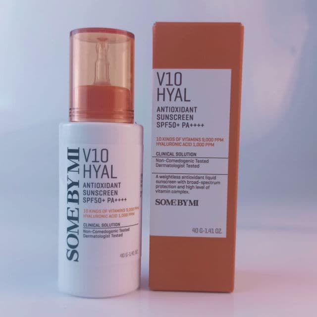 Some By Mi V10 Hyal Antioxidant Sunscreen SPF50+ PA++++ review photo by lucyyg10