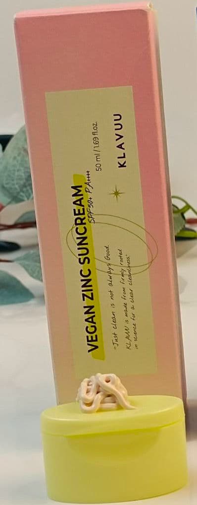 Klavuu Vegan Zinc Suncream SPF50+ PA++++ review photo by lucyyg10
