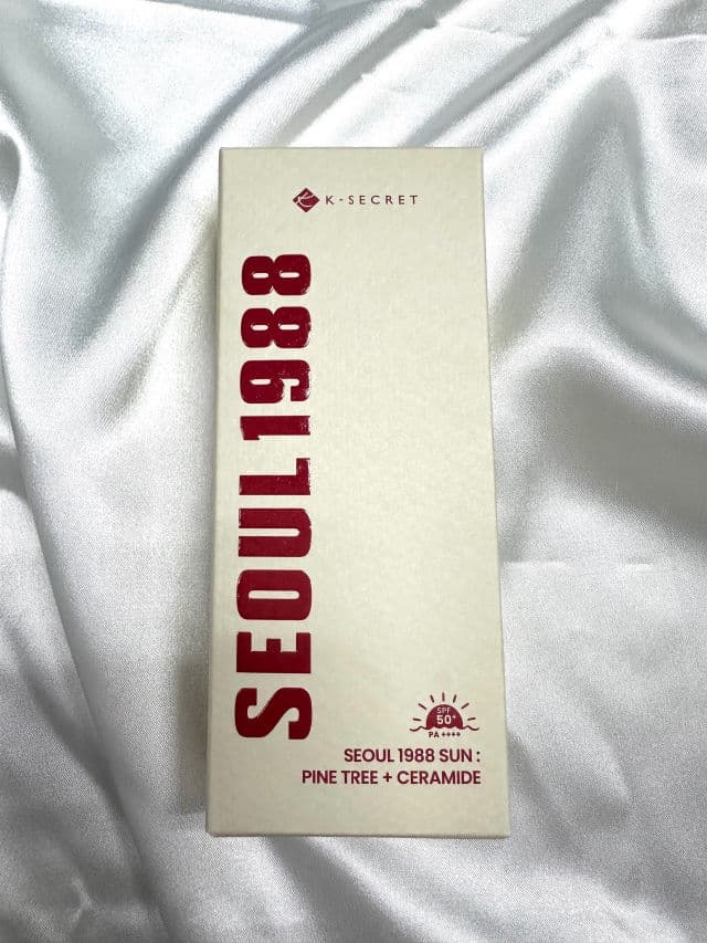K-Secret Seoul 1988 Sun : Pine Tree + Ceramide SPF50+ PA++++ review photo by lucyyg10