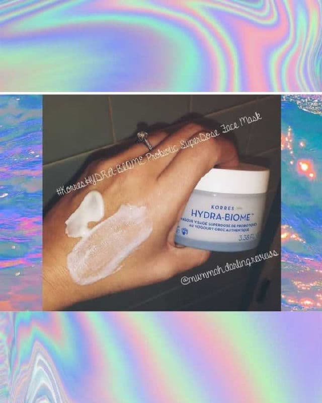 Korres Greek Yoghurt Probiotic Superdose Face Mask review photo by MummahDarlingReviews