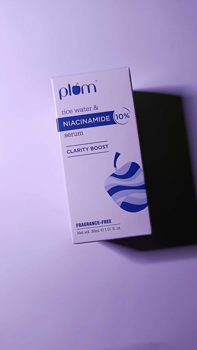 Plum 10% Niacinamide Face Serum review photo by Justcrazzzy
