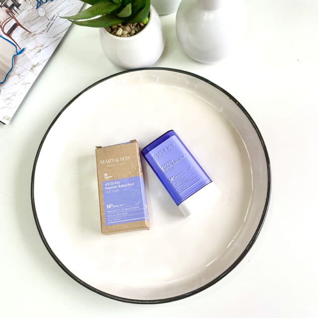 Mary&May Vegan Peptide Bakuchiol Sun Stick SPF50+ PA++++ review photo by Lailynp
