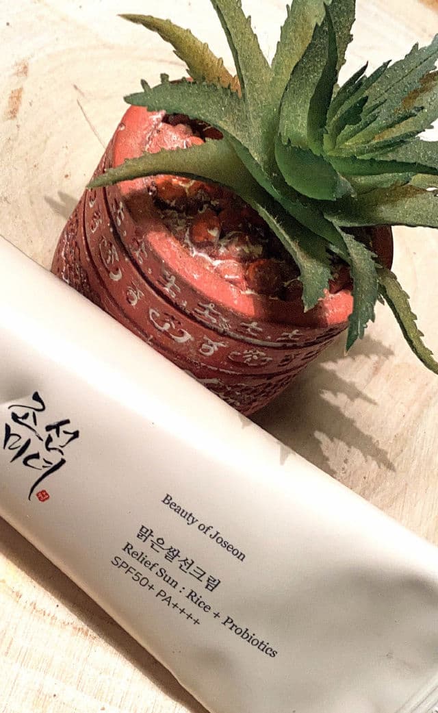 Relief Sun Rice + Probiotics SPF50+ PA++++ product review