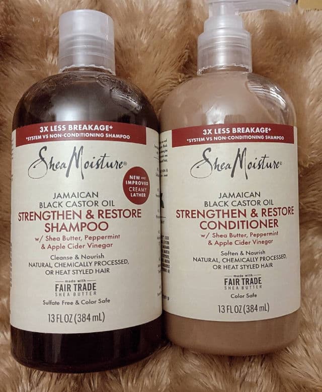 SheaMoisture Jamaican Black Castor Oil Strengthen & Restore Shampoo review photo by muadiva1014
