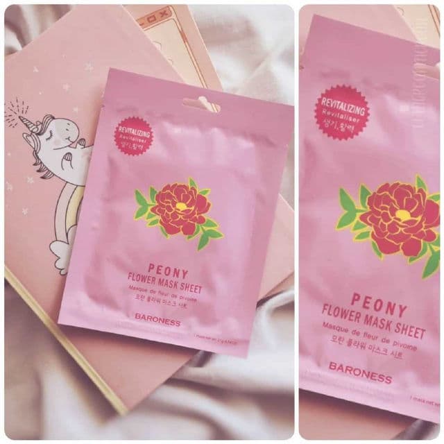 Baroness Peony Flower Mask Sheet review photo by OhMorganMorgan