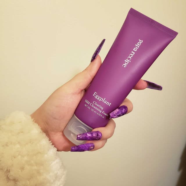 PAPA RECIPE Eggplant Clearing Mild Cleansing Foam review photo by AlottaxReviews