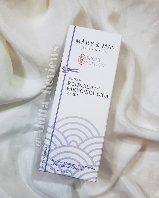 Mary&May Retinol 0.1% Bakuchiol Cica Serum review photo by AlottaxReviews