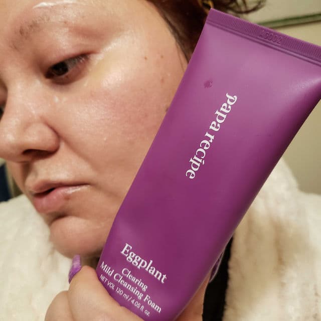 PAPA RECIPE Eggplant Clearing Mild Cleansing Foam review photo by AlottaxReviews